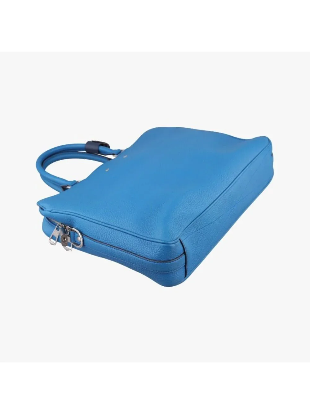 Louis Vuitton Alma Briefcase MM Blue Taurillon Leather